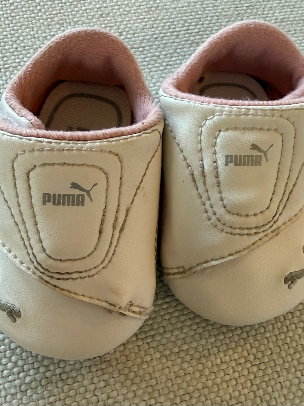 Puma Drift Cat II Crib Infant Sneakers White and Pink - Size 1